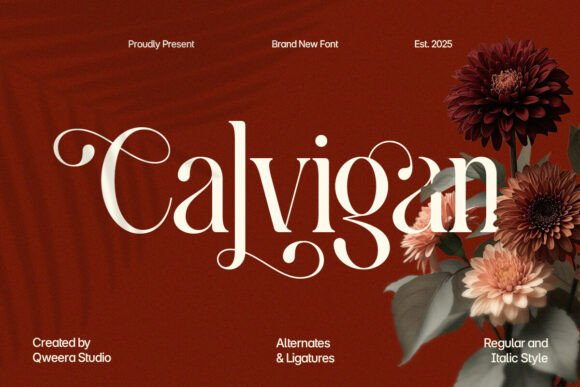 Calvigan Font: A Modern Elegance for Luxury Branding and Feminine Visual Identity