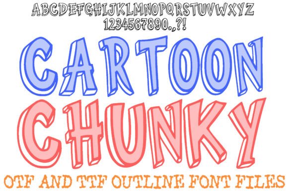 Cartoon Chunky: Add Playful Energy to Your Designs