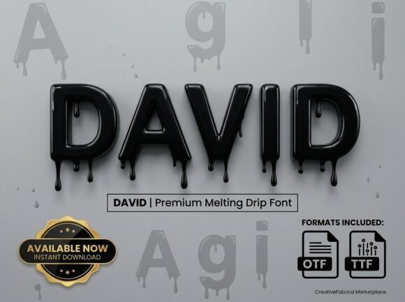 David Font: Modern Street-Luxe Typography