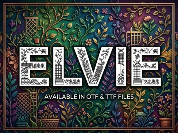 Elvie: A Bold Display Font for Impactful Visual Communication