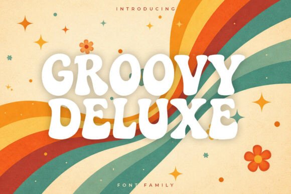 Groovy Deluxe: A Retro-Inspired Font for Nostalgic Design Projects