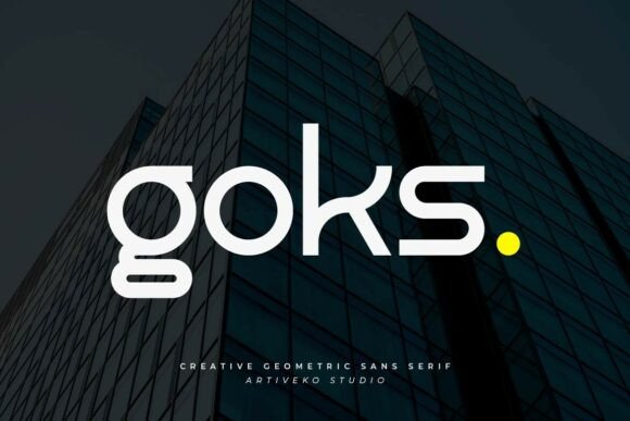 Introducing Goks: A Creative Sans Serif Font for Bold Branding