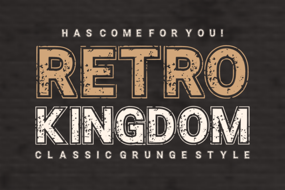 Retro Kingdom Font for Bold Design Projects