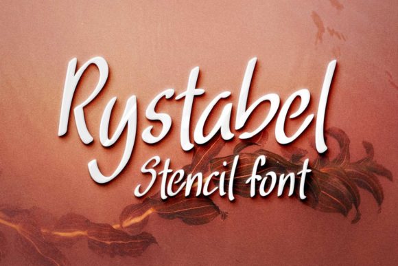 Rystabel: A Handwritten Stencil Font for Versatile Design Projects