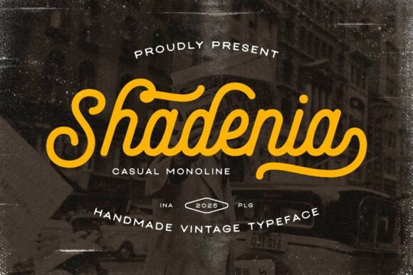 Shadenia: A Vintage-Style Font with Modern Versatility