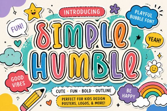 Simple Humble: A Playful Font for Creative and Professional Design Projects