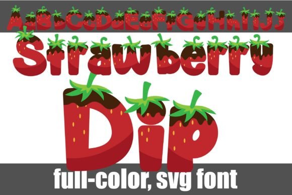 Strawberry Dip Font