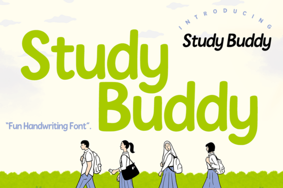 Study Buddy: A Whimsical Font for Educational and Creative Projects