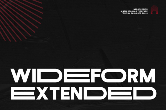 Wideform Extended: A Bold and Futuristic Display Typeface for Modern Design